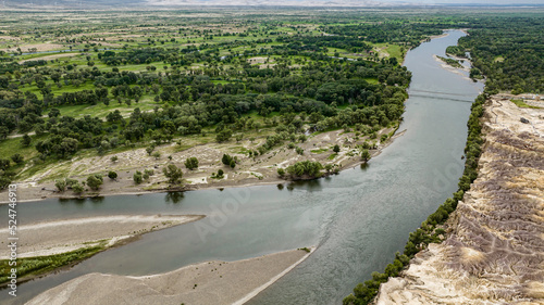 Scenery of Wucaitan Scenic Spot in Altay, Xinjiang, China photo