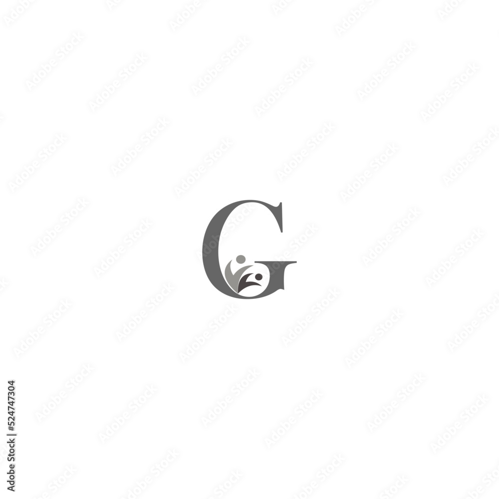 letter logo vector illustration