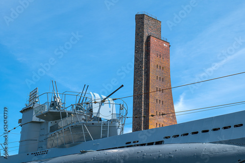 Laboe an der Kieler Förde, Marine-Ehrenmal und U-Boot