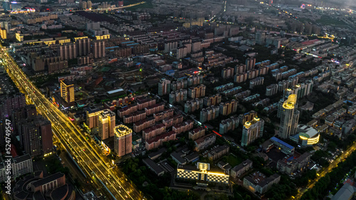 China Changchun city summer landscape after rain