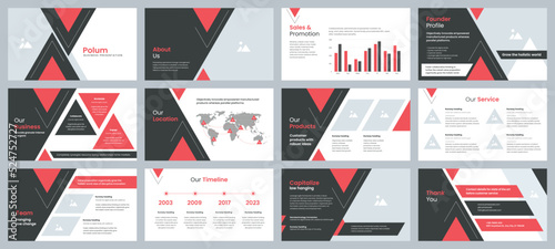 Powerpoint and keynote presentation slides design template. Elements of infographics for presentations templates.