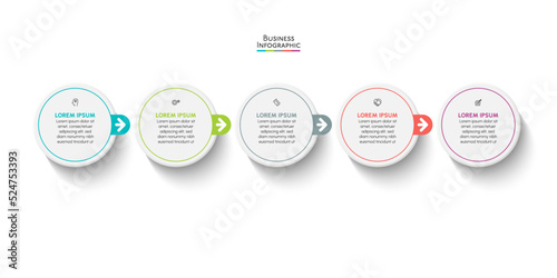 Business data visualization. timeline infographic icons designed for abstract background template milestone element modern diagram process technology digital marketing data presentation chart Vector