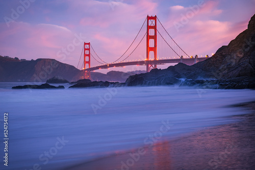 The Golden Gate Bridge at Dusk