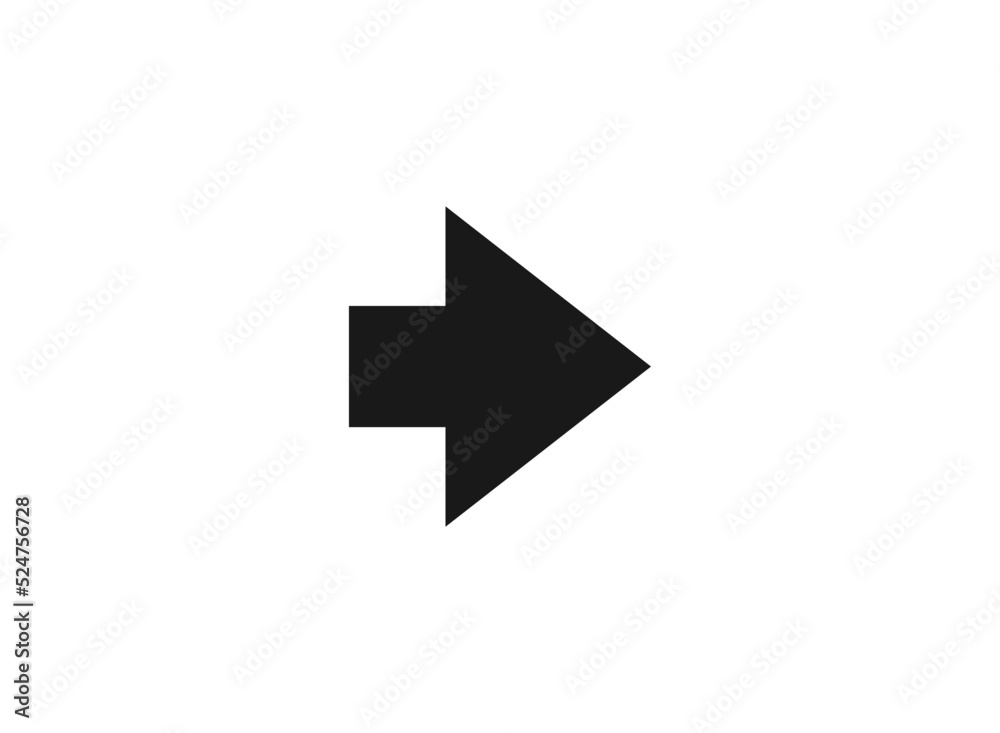 Arrow Icon in trendy flat style isolated on grey background. Arrow symbol for your web site design. Arrow Icon in trendy flat style isolated on grey background. Arrow symbol for your web site design.