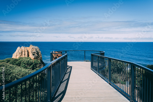 Lookout on the Great Ocean Road Split Point Lighthouse