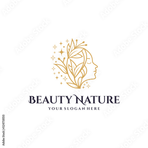 Fototapeta Naklejka Na Ścianę i Meble -  Beauty Nature Logo Design