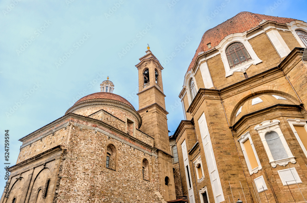 The Basilica di San Lorenzo in Florence, Italy
