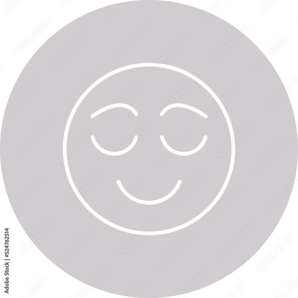 Calm Multicolor Circle Line Inverted Icon Calm Multicolor Circle Line Inverted Icon