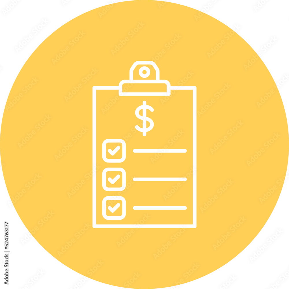 Clipboard Multicolor Circle Line Inverted Icon Clipboard Multicolor Circle Line Inverted Icon
