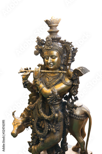 Statue of Hindu god krishna	
