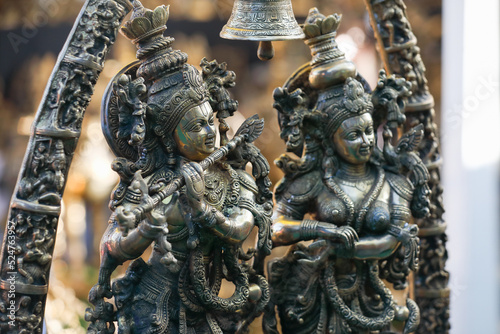 Photos Statue of lord krishna and radha