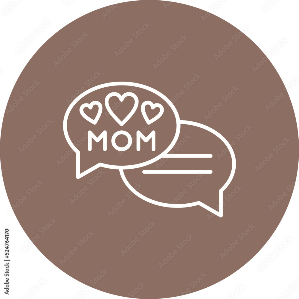 Bubble Speech Multicolor Circle Line Inverted Icon Bubble Speech Multicolor Circle Line Inverted Icon