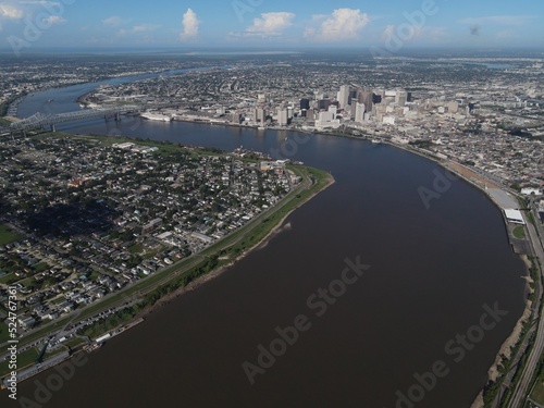 Aerial view of New Orleans City