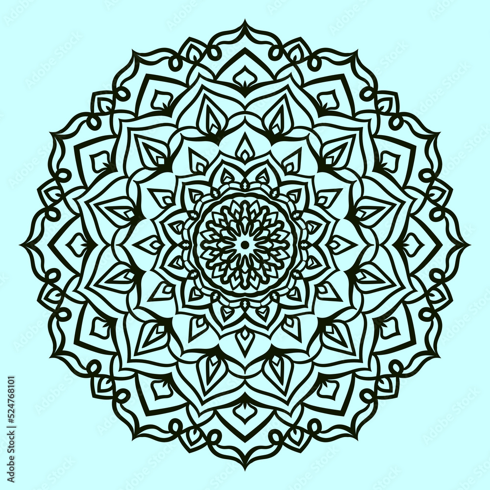 abstract mandala flower decorative vector design element abstract mandala flower decorative vector design element