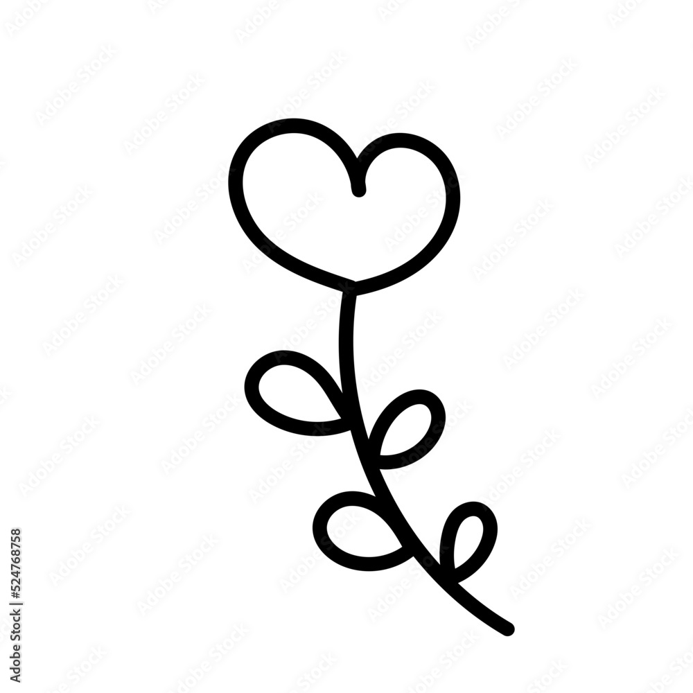 heart flower