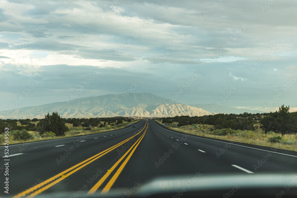 Highway through high desert