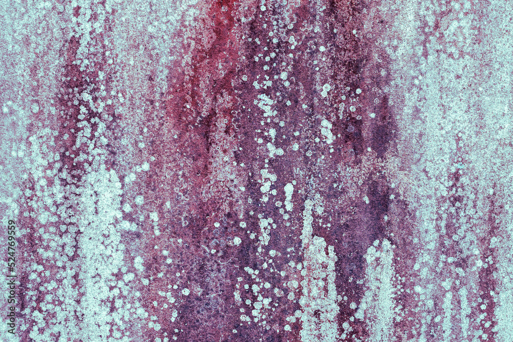 The surface of the cement wall with paint stains from prolonged washing by water The surface of the cement wall with paint stains from prolonged washing by water
