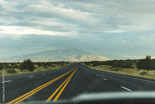 Highway through high desert