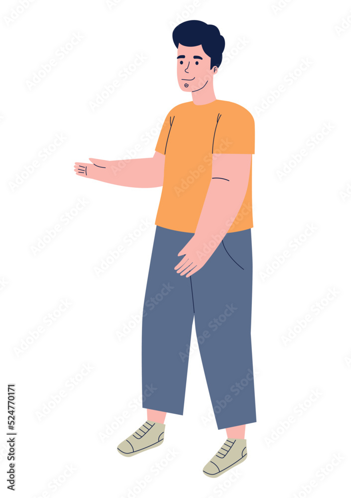 man standing avatar character man standing avatar character