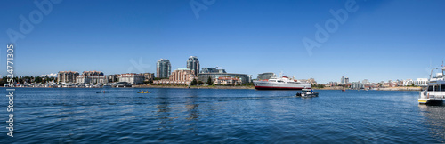 Waterfront panorama, Victoria BC Canada