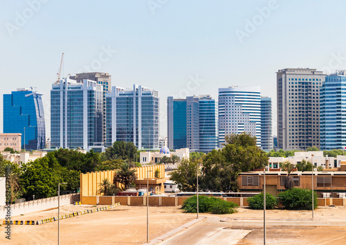 Abu Dhabi, UAE - 05.06.2022 - View of the towers of the city. Urban
