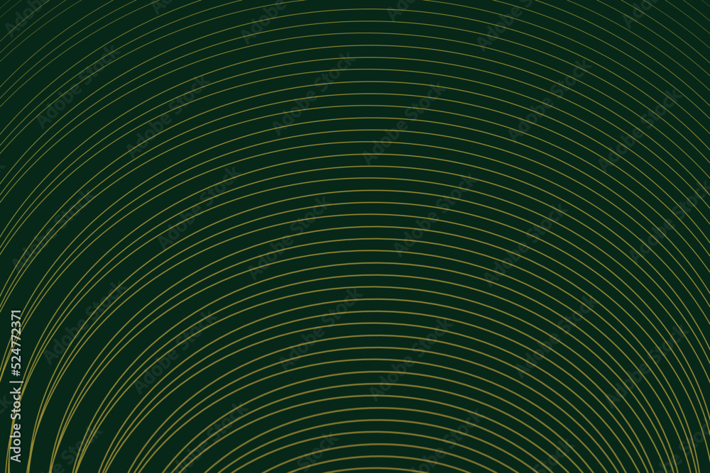 Business background. Abstract background. Gold color of curve lines on dark luxury green background. curve lines pattern with copy space. Business background. Abstract background. Gold color of curve lines on dark luxury green background. curve lines pattern with copy space.