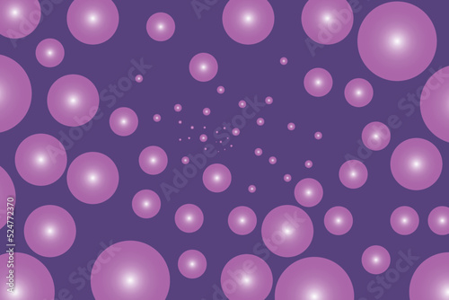 Abstract illustration background.  Bubble shape. 