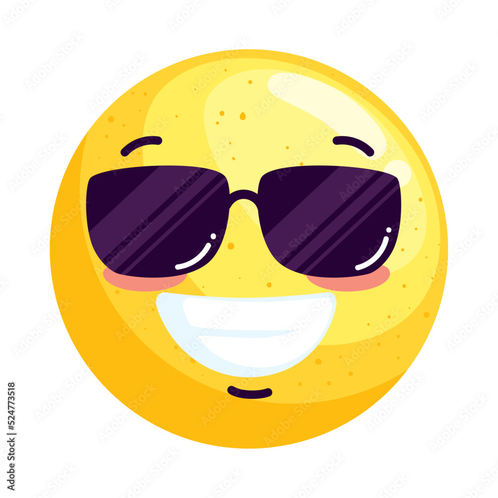 emoji smiling with sunglasses emoji smiling with sunglasses