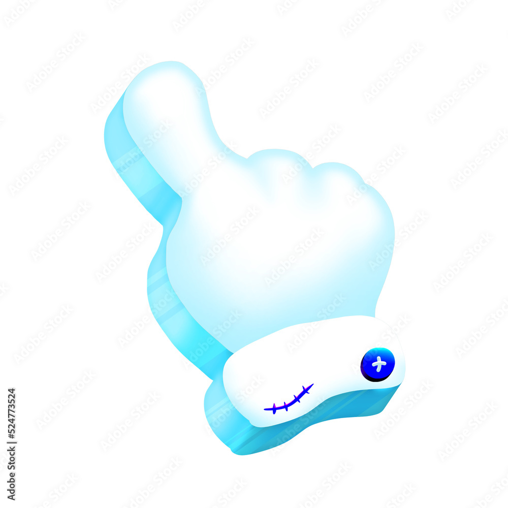 Hand cursor pointer game asset 2D icon transparent background Hand cursor pointer game asset 2D icon transparent background