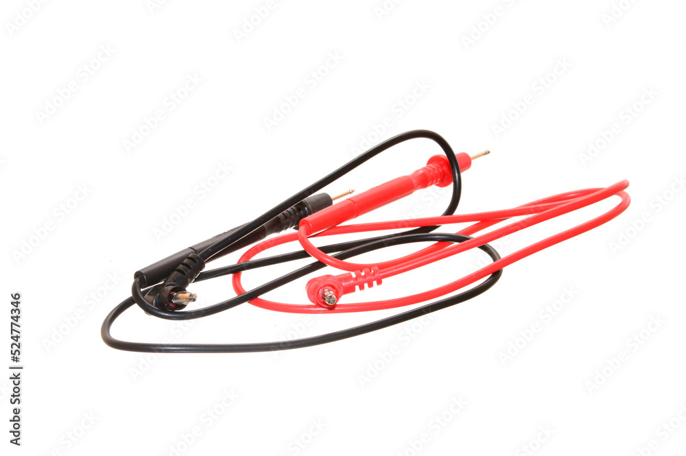 wires isolated on white background wires isolated on white background
