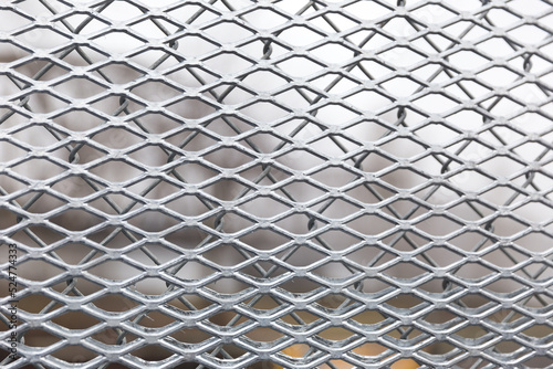 Wallpaper Mural Diamond mesh on chain link fence Torontodigital.ca