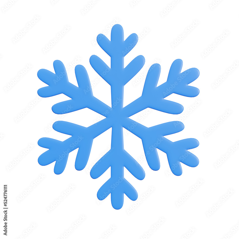 3d illustration, snowflake, element, 3d illustration, snowflake, element,