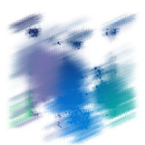 Isolated transparent abstract blotchy color gradient element.