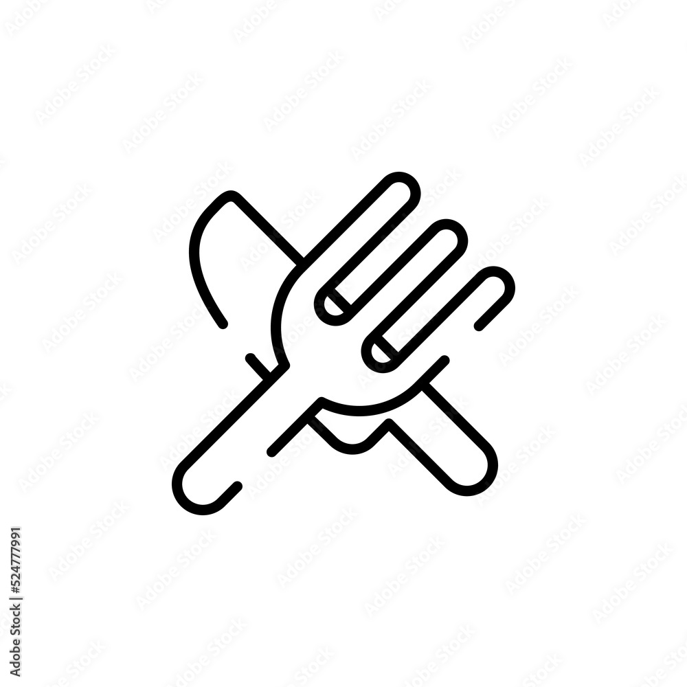 Restaurant, Food, Kitchen Dotted Line Icon Vector Illustration Logo Template. Suitable For Many Purposes. Restaurant, Food, Kitchen Dotted Line Icon Vector Illustration Logo Template. Suitable For Many Purposes.