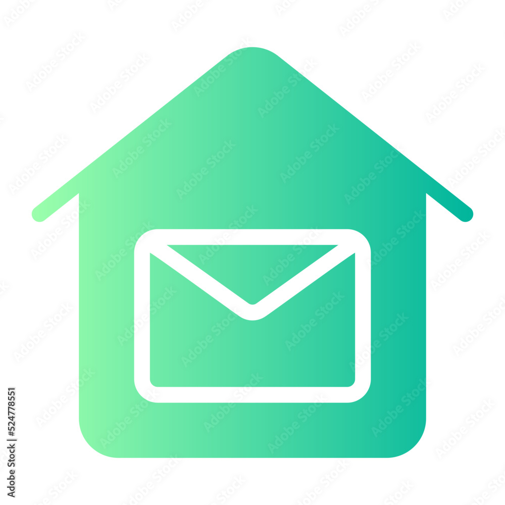 working at home gradient icon working at home gradient icon