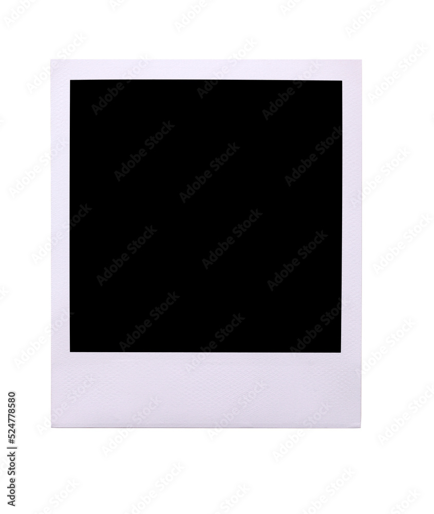 Polaroid style photo print isolated one single transparent background PNG file Polaroid style photo print isolated one single transparent background PNG file