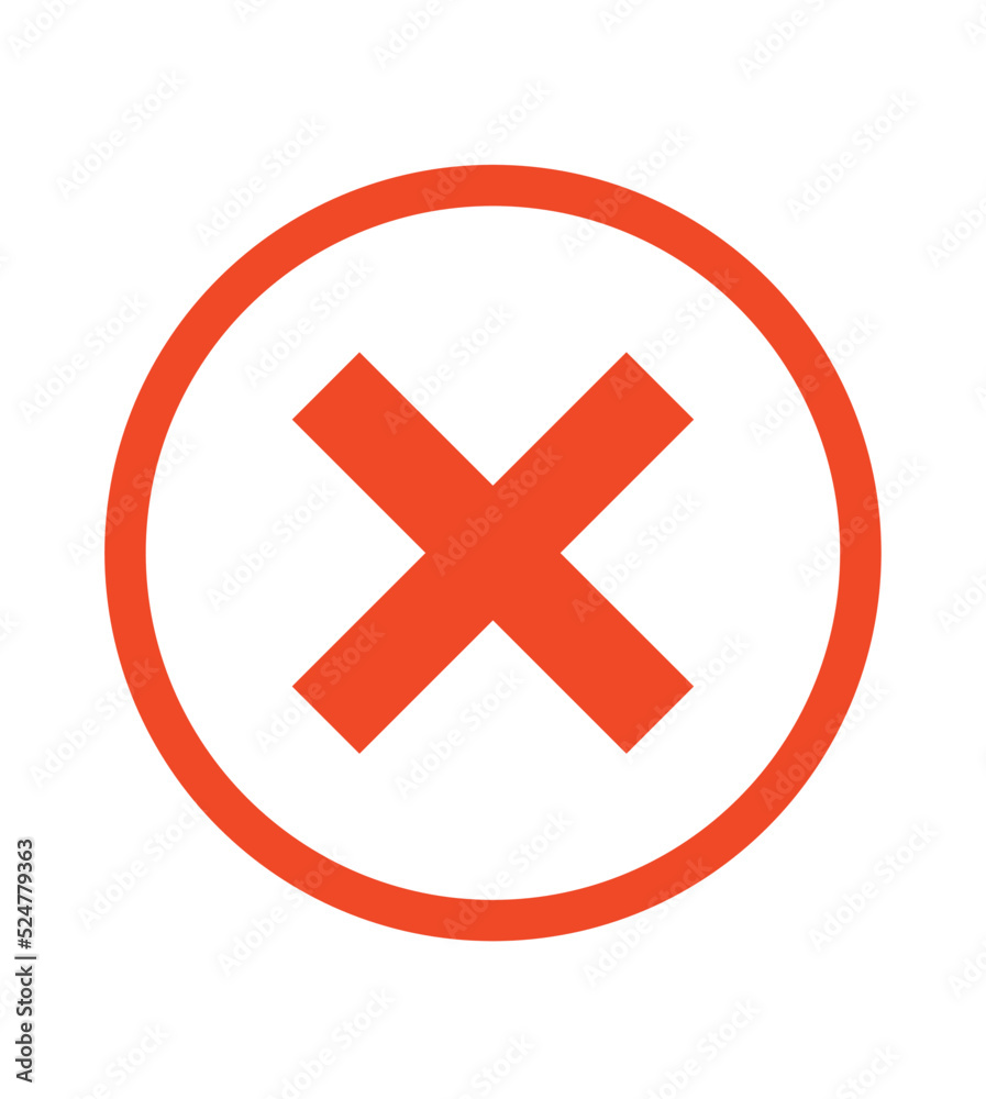 Cross sign element. Red grunge X icon. Check mark symbol NO. Close icon. Red Cross. Incorrect. Cross sign element. Red grunge X icon. Check mark symbol NO. Close icon. Red Cross. Incorrect.
