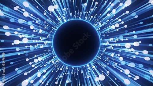 Abstract Big Data line Stream Digital Network Tunnel Technology Background