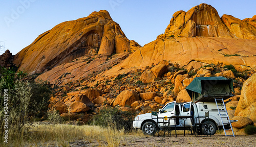 Camping in Spitzkoppe.. Namibia 