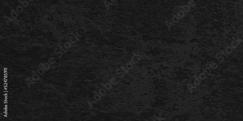 High resolution black wall slate texture rough floor surface or stone, black granite or concrete slabs background, abstract black marble texture, grunge black board texture vector illustration.