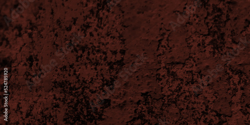 Abstract old grainy grunge oxidize brown and black rust on the metal plate, old style grunge texture, black and brown painted wall texture, black and brown texture for creative design and decoration.