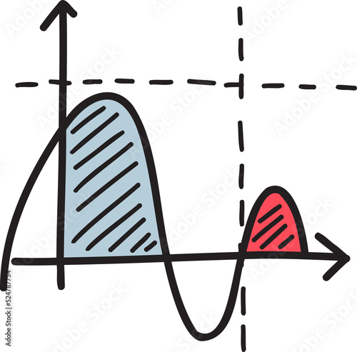 business and graph illustration on transparent background © toonsteb
