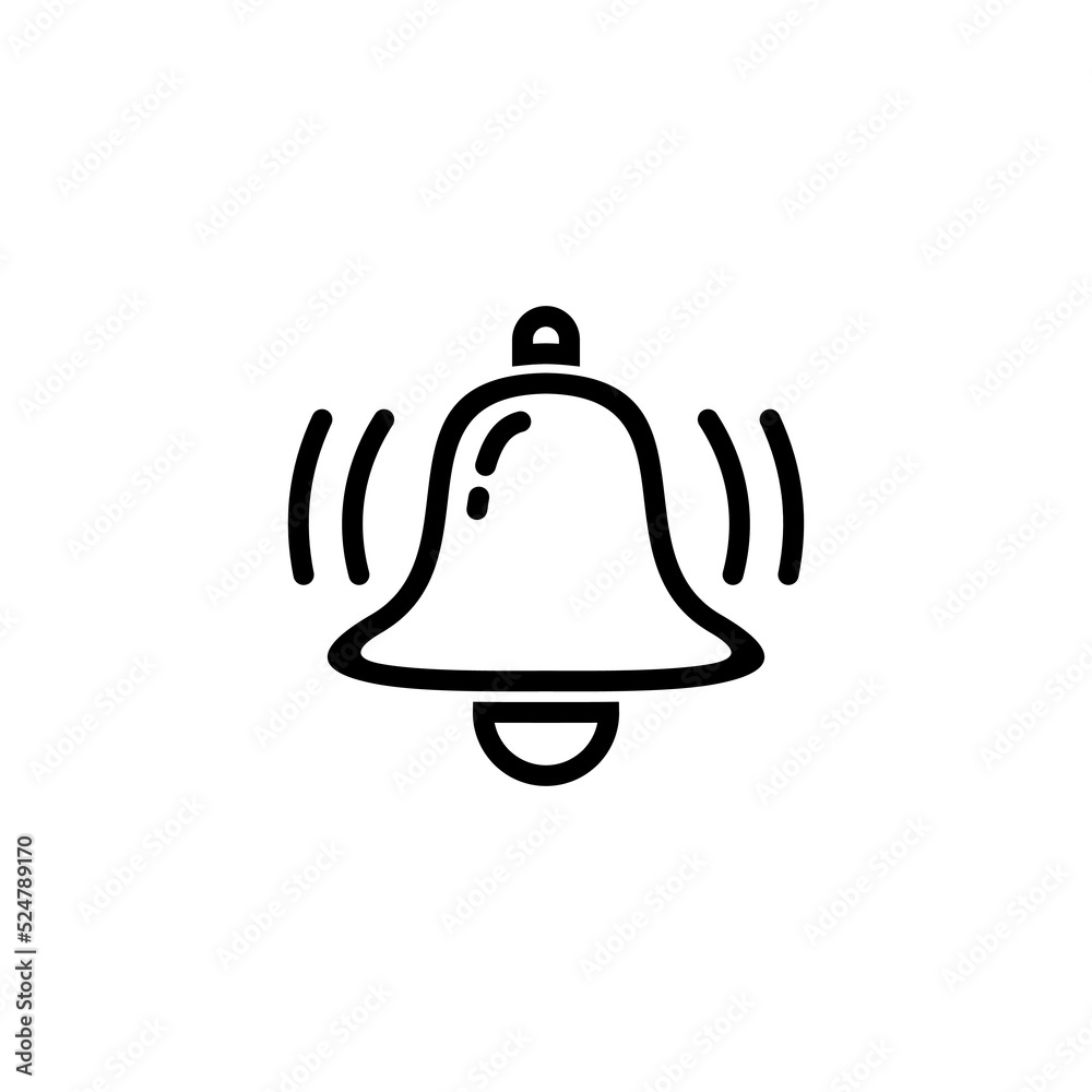 Ringing bell, alarm icon - vector illustration, Ringing bell, alarm icon emblem design on a white background. Suitable for your design need, logo, illustration, animation, etc. Ringing bell, alarm icon - vector illustration, Ringing bell, alarm icon emblem design on a white background. Suitable for your design need, logo, illustration, animation, etc.