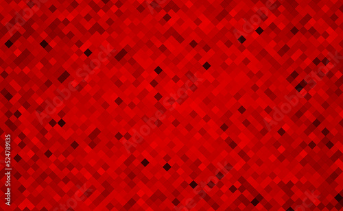 Abstract red mosaic background  geometric elements