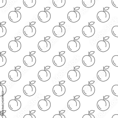 Peach seamless pattern background .