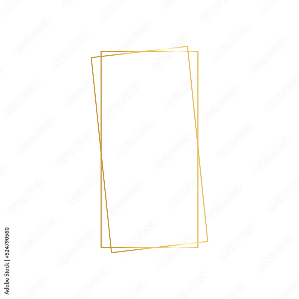 golden geometric frame Double golden lines that look luxurious. for decorating wedding cards golden geometric frame Double golden lines that look luxurious. for decorating wedding cards