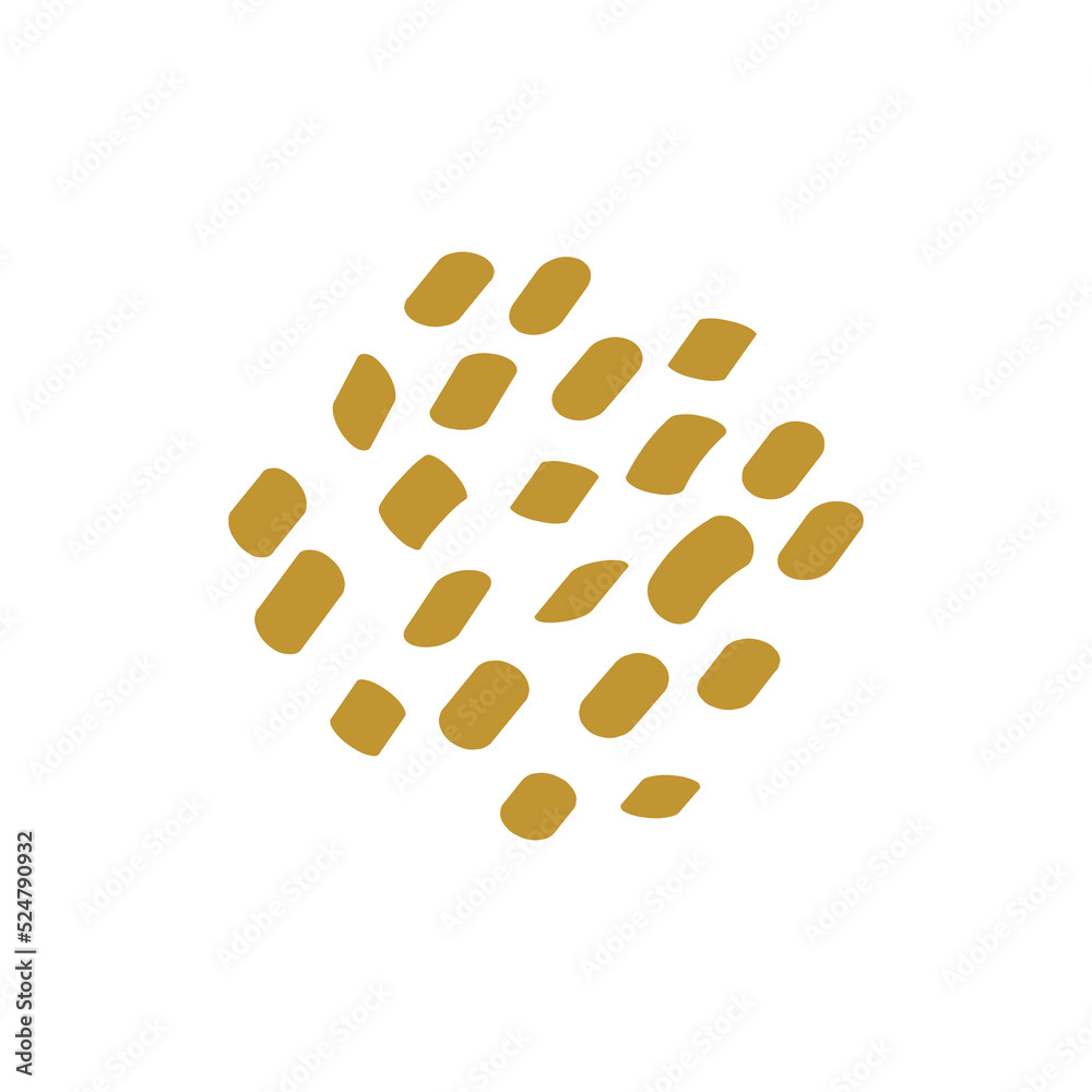 hand drawn group of gold polka dots for greeting card minimalist style decoration hand drawn group of gold polka dots for greeting card minimalist style decoration