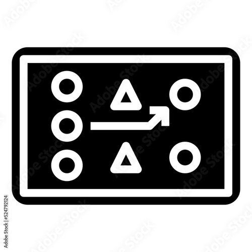 GAME TACTIC glyph icon