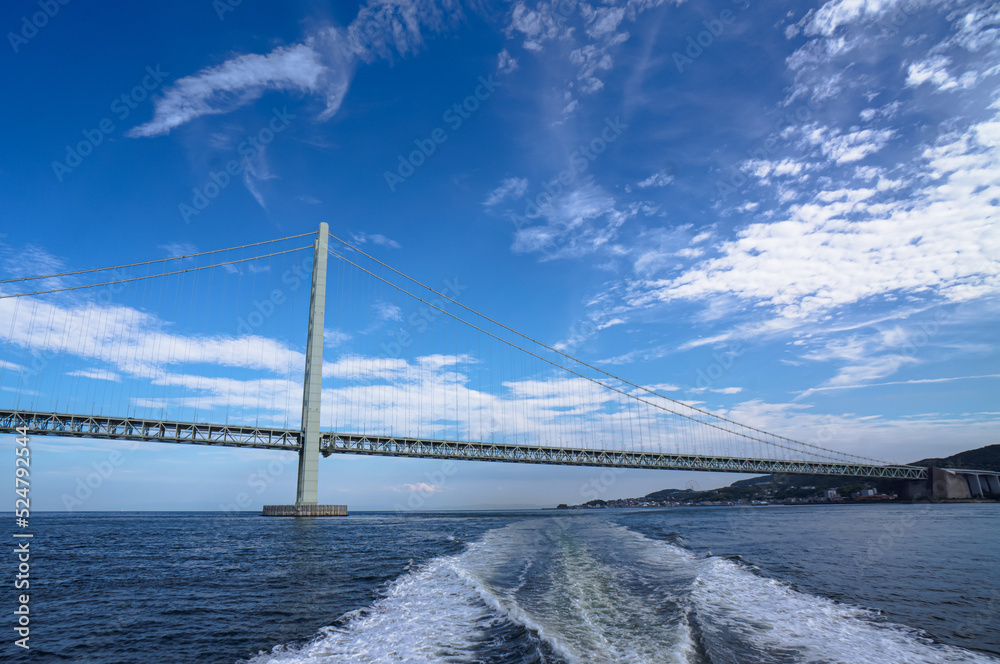 世界最大級吊り橋 明石海峡大橋 Stock Photo Adobe Stock