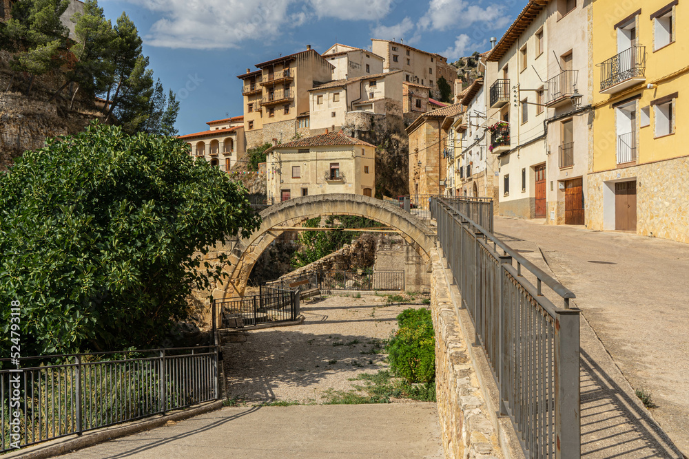 Molinos, típico pueblo de Teruel